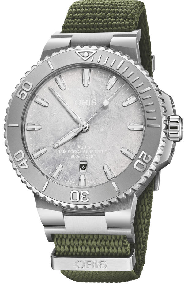 Oris – Social Club Edition II, robuste Edelstahluhr mit Automatikkaliber