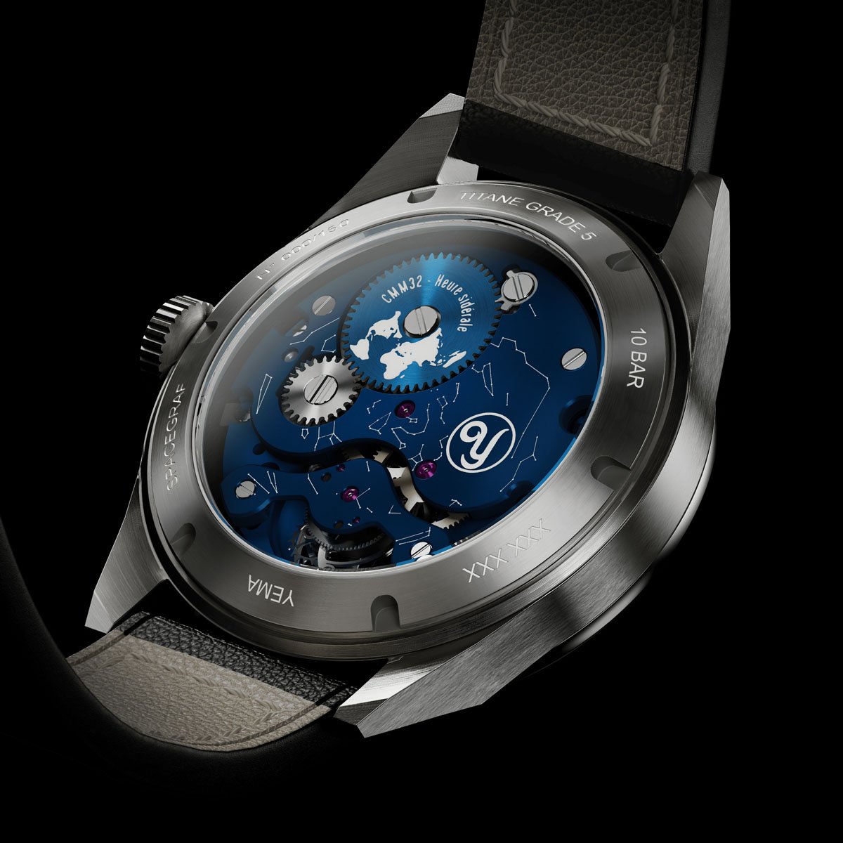 Yema: Spacegraf Heure Sidérale Tourbillon Volant Boden