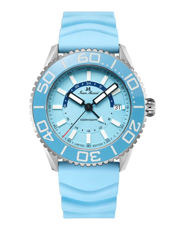 Jean Marcel Maris Ti500 GMT hellblau