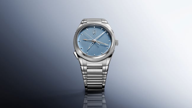 Parmigiani: Tonda PF Chronographe Mystérieux Stahl Aufmacher