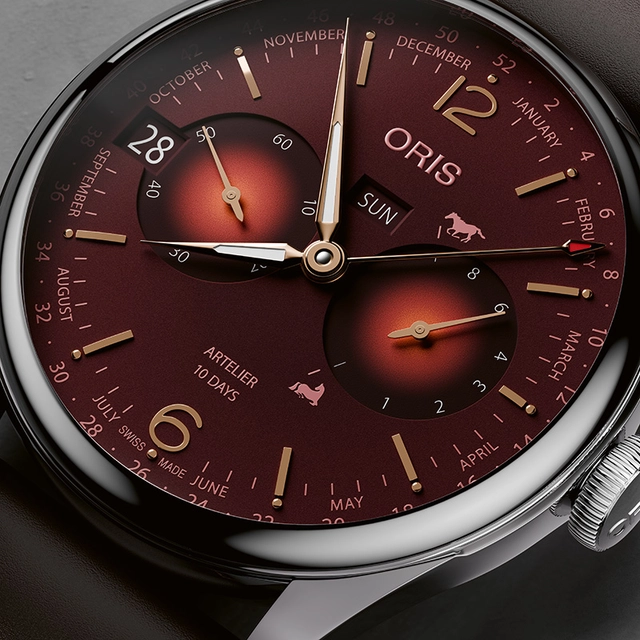 Oris Year of the Horse Limited Edition, Zifferblatt
