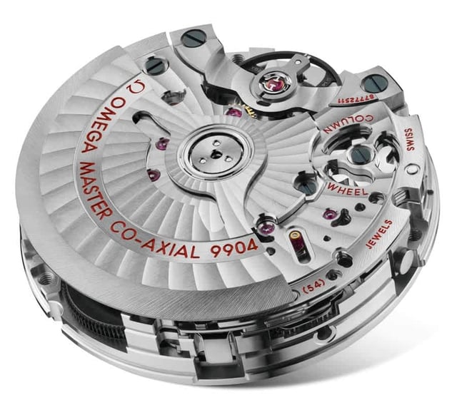 Omega-Kaliber: 9904 mit Chronographenfunktion