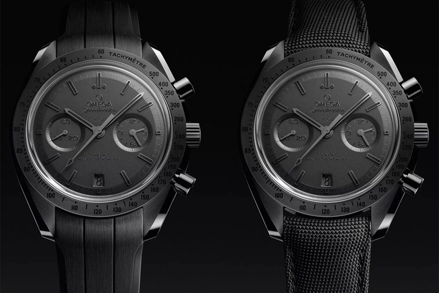 Speedmaster Dark and Grey Side of the Moon, Chronograph mit Manufakturkaliber aus Keramik