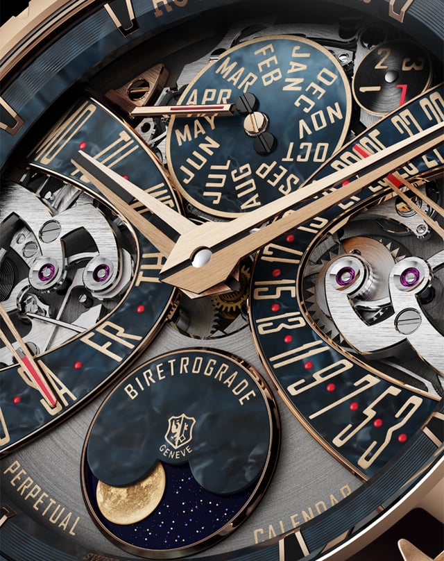 Roger Dubuis – Excalibur Biretrograde Perpetual Calendar, Golduhr mit Manufakturkaliber und ewigem Kalender