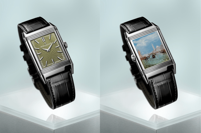 Die Front und Rückseite der Venice, the Dogana and San Giorgio Maggiore Jaeger-LeCoultre Reverso Tribute Enamel  Turner Series 