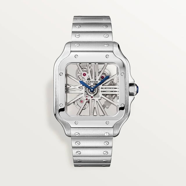 Edelstahluhr Santos de Cartier
