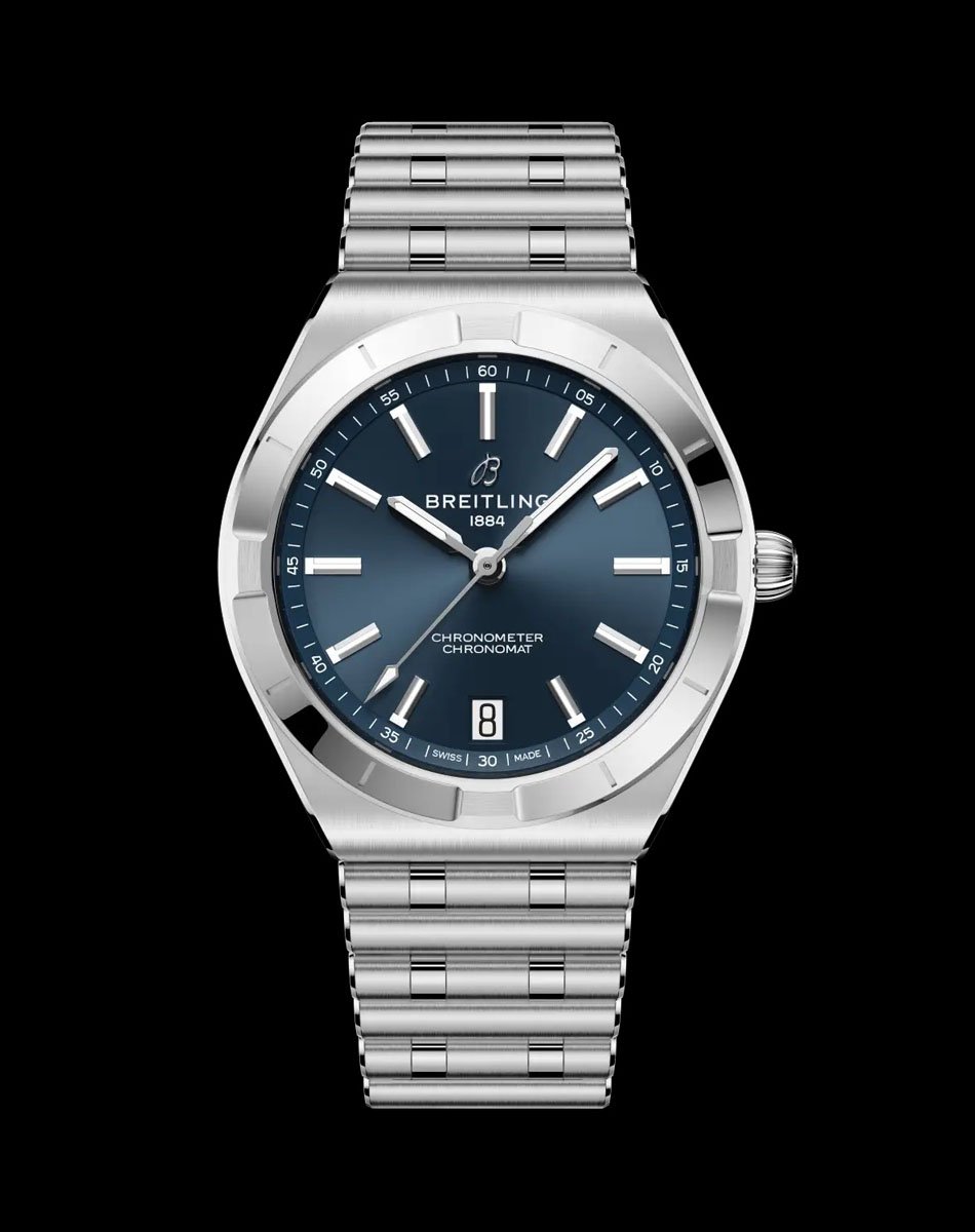 Breitling: Chronomat Automatic 36 Ref. A10320101C1A1 mit blauem Zifferblatt