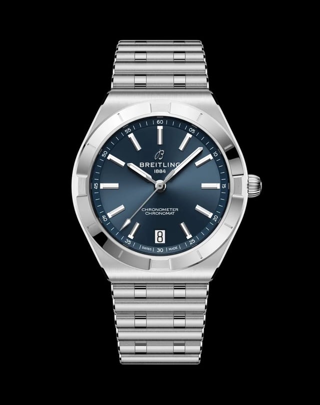 Breitling: Chronomat Automatic 36 Ref. A10320101C1A1 mit blauem Zifferblatt