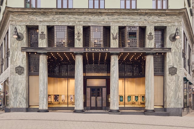 Juwelier Schullin Wien im Looshaus Eingang