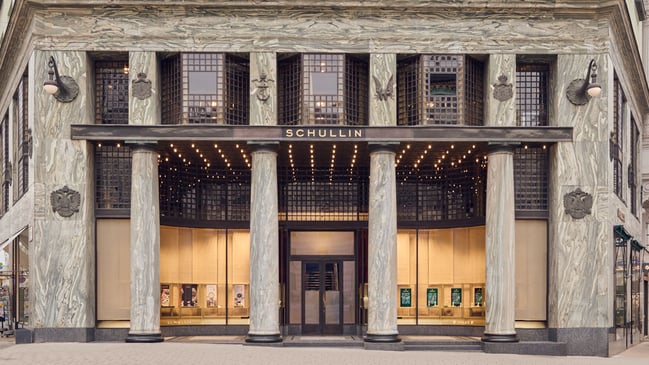 Juwelier Schullin Wien im Looshaus Eingang
