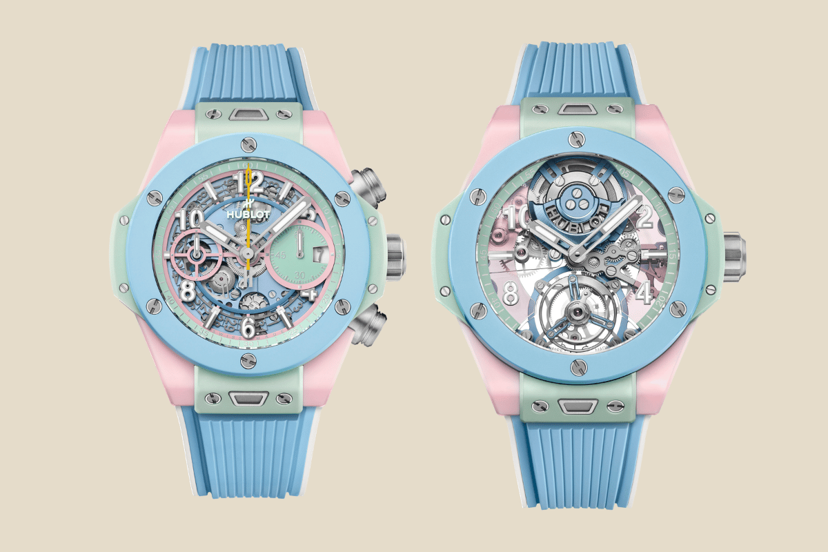 Die beiden Versionen der hublot Big Bang Summer Multi-Colored Ceramic