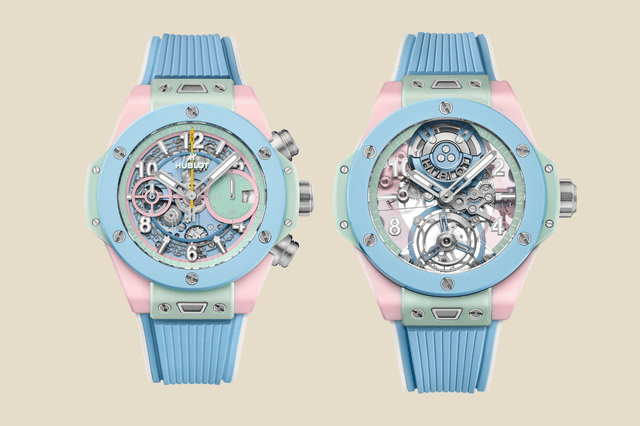 Die beiden Versionen der hublot Big Bang Summer Multi-Colored Ceramic