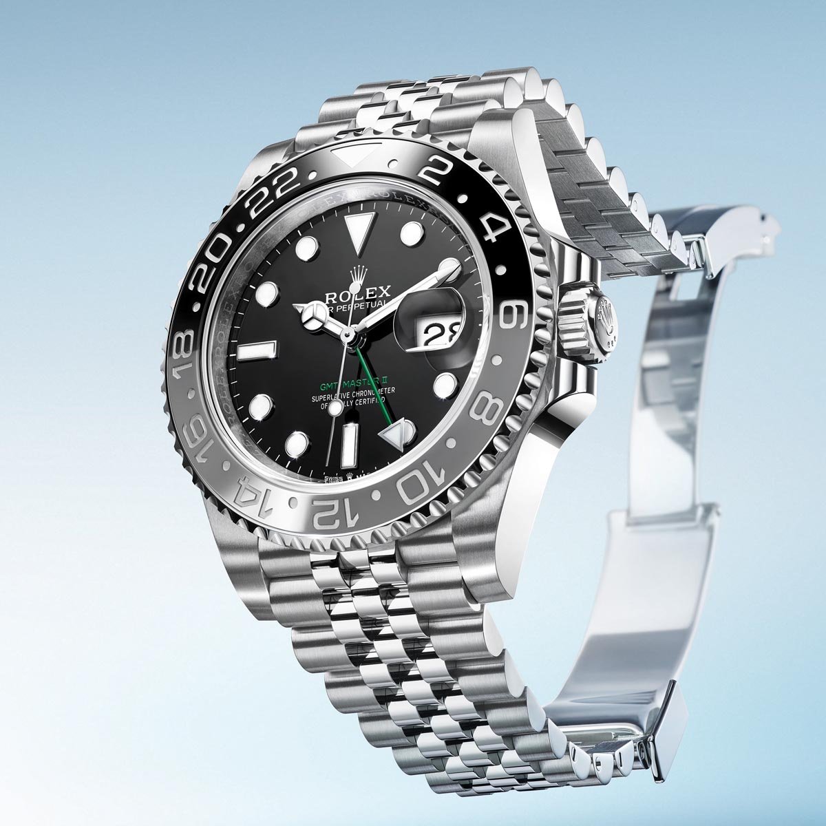 Die neue GMT-Master II am Jubilee-Band