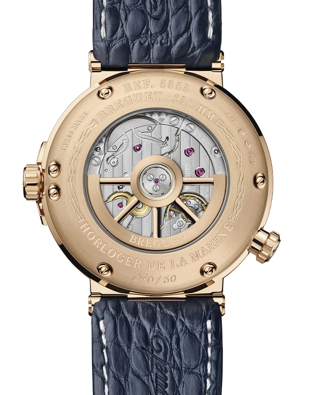 Breguet – Marine Hora Mundi 5555, Dresswatch mit Reise-Komplikation aus Gold
