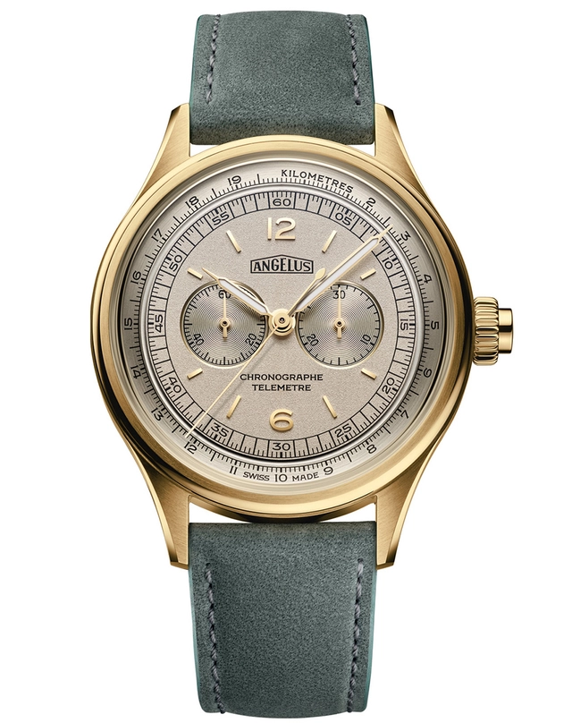 Chronograph Watch Prize Winner: Angelus – Chronographe Télémètre Yellow Gold