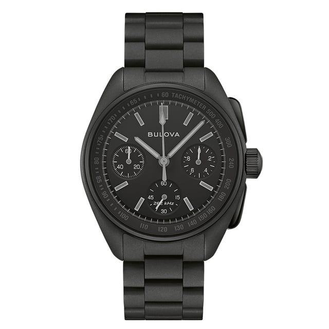 Fronansicht der Bulova Lunar Pilot Black Hole