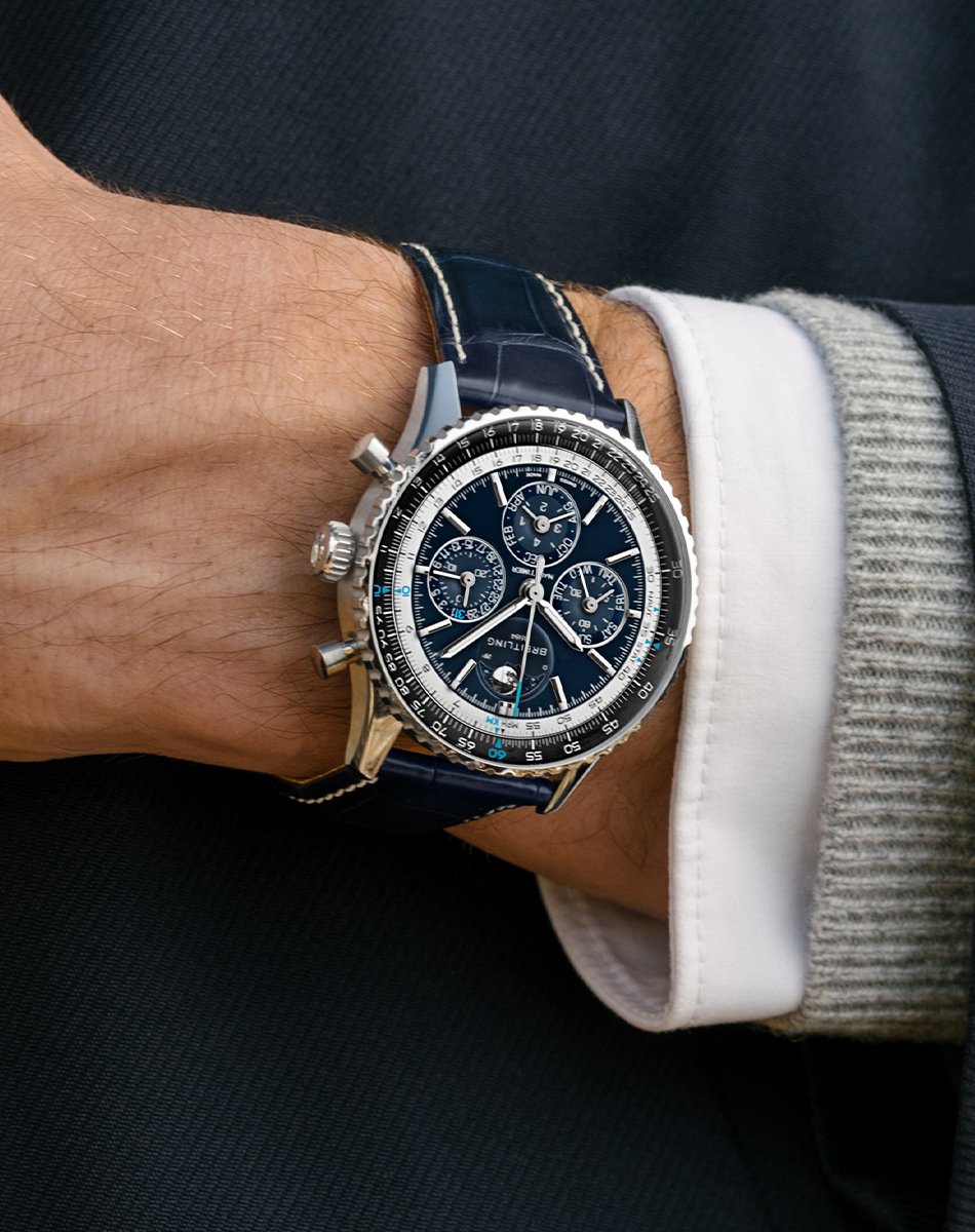 Breitling Navitimer B19 Chronograph 43 Perpetual Calendar, Automatischer Ewiger Kalender von Breitling