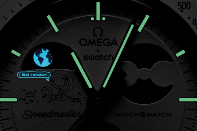 MoonSwatch Mission to Earthphase – Moonshine Gold, Referenz SO33W701L