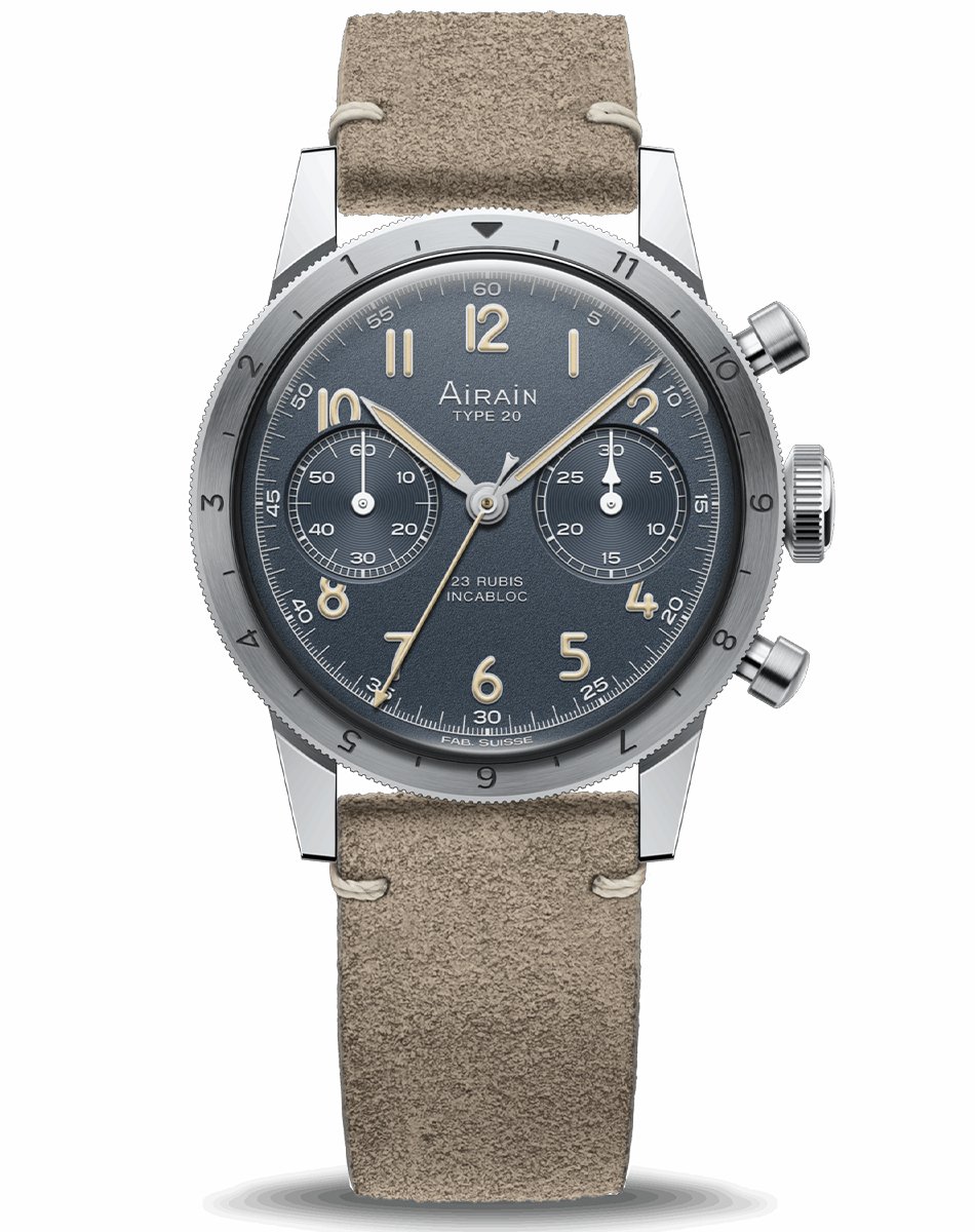 Airain Type 20 „70 ANS“, Chronograph mit Vintage-Ästhetik