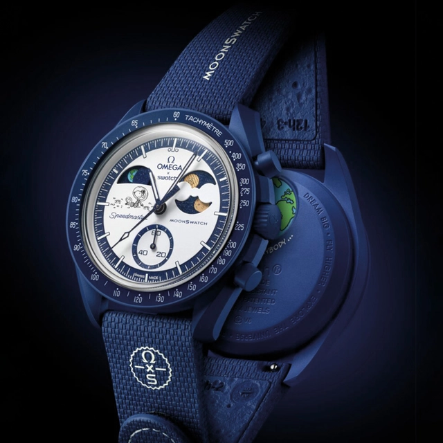 MoonSwatch Mission to Earthphase Moonshine Gold