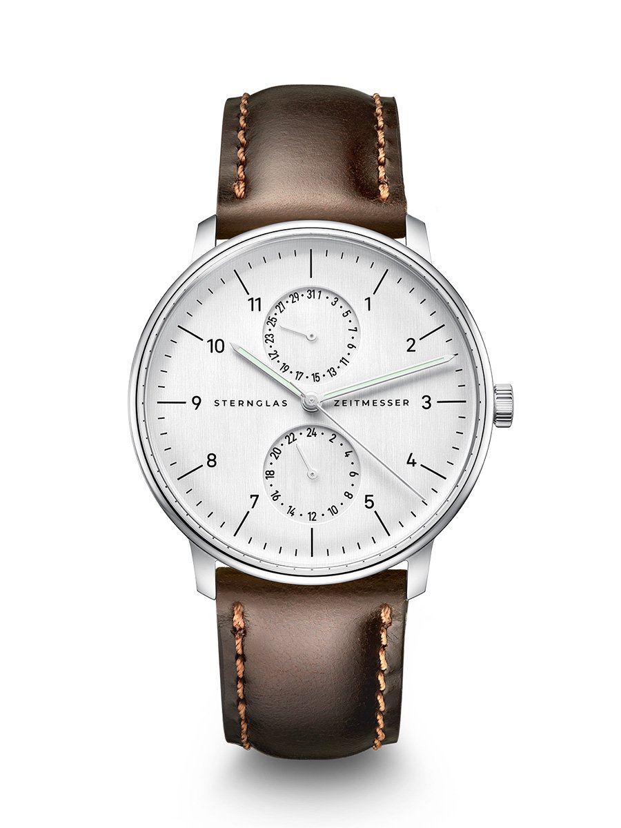 Sternglas Zirkel X: Frontansicht Uhr