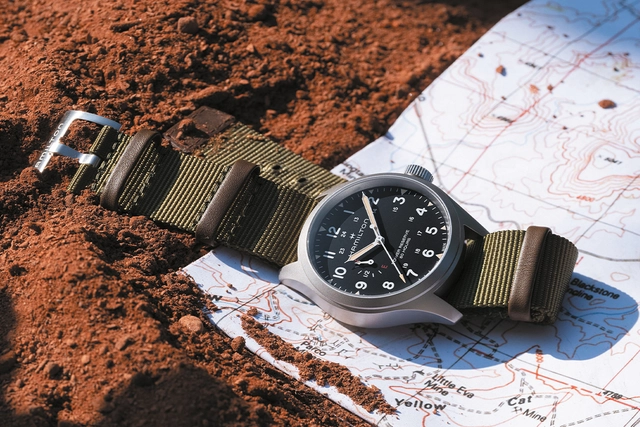 Hamilton – Khaki Field Power Reserve Mechanical, Fieldwatch mit Handaufzugskaliber