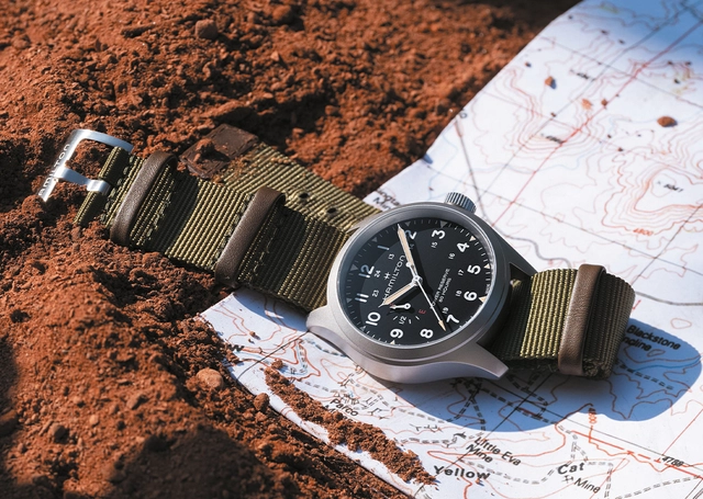 Hamilton – Khaki Field Power Reserve Mechanical, Fieldwatch mit Handaufzugskaliber