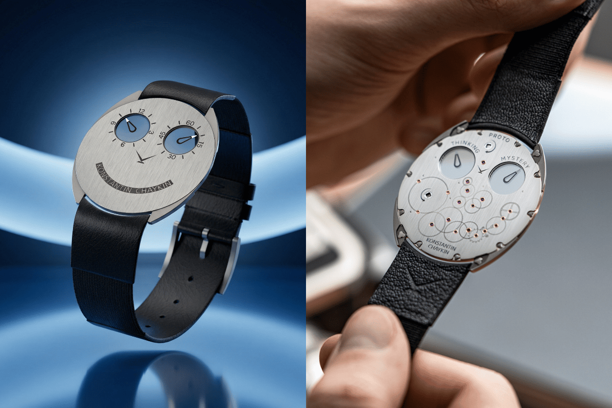 Die Front und Rückseite der Konstantin Chaykin ThinKing Mystery mit Gehäuseboden