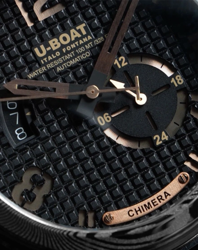 U-Boat – Chimera Damasco Bronze, limitierte Taucheruhr mit Automatikwerk und ausgefallenem Design