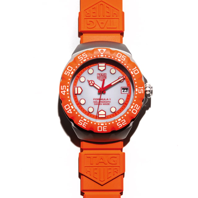 TAG Heuer Formula 1 Solargraph 38 mm in Orange