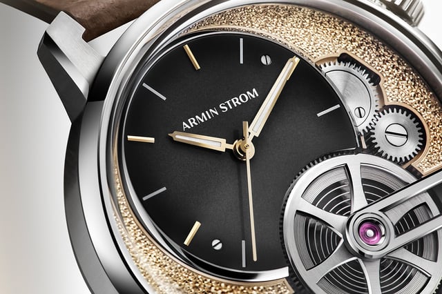  Armin Strom Tribute² Aurum, Detail Zifferblatt