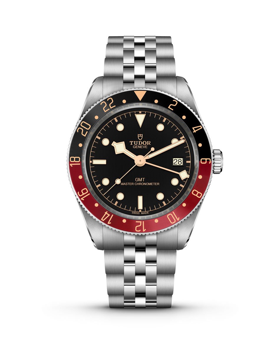Tudor: Black Bay 58 GMT mit schwarz-roter Lünette