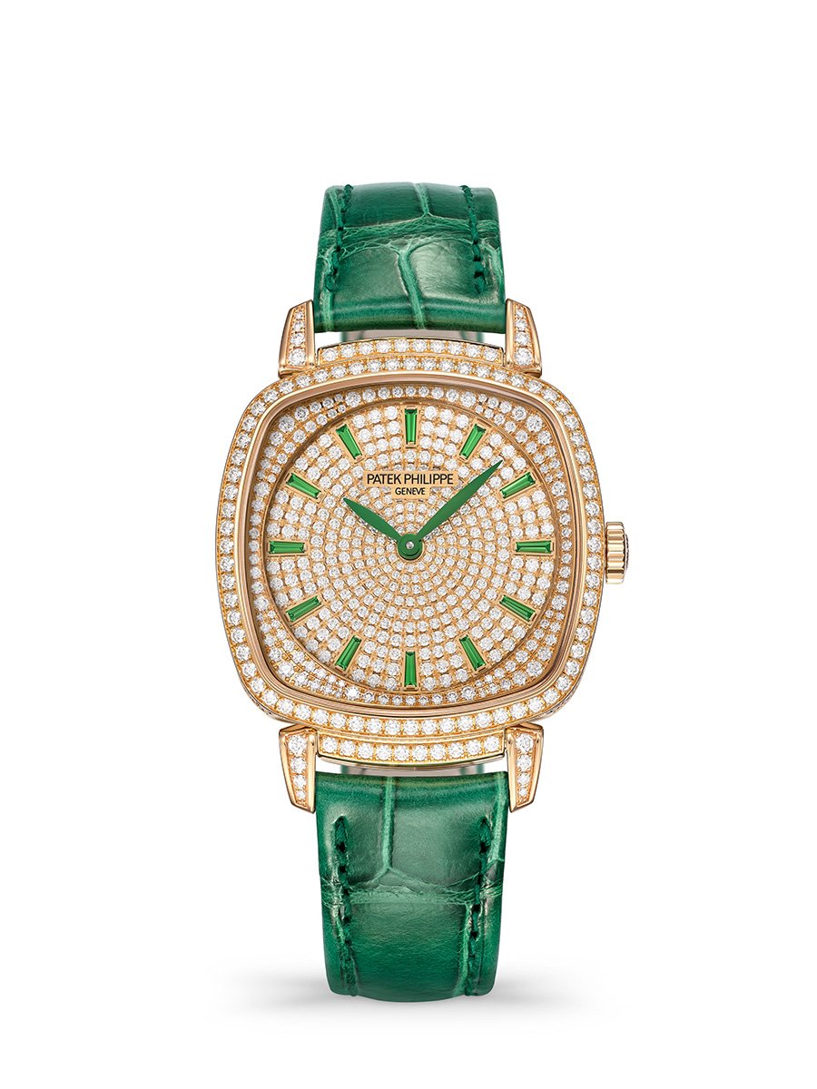 Patek Philippe Gondolo Ladies First Joaillerie, Ref. 7043/250R-001: Frontansicht Uhr