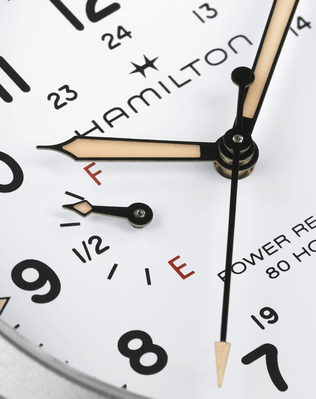 Hamilton – Khaki Field Power Reserve Mechanical, Fieldwatch mit Handaufzugskaliber