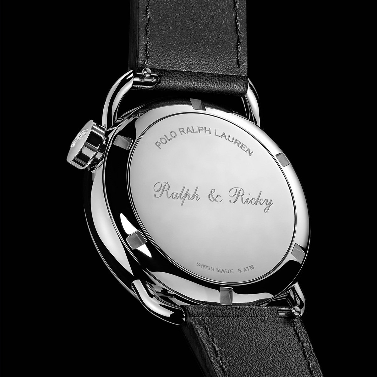 Ralph Lauren Polo Bear Watch, Gravur auf dem Gehäuseboden