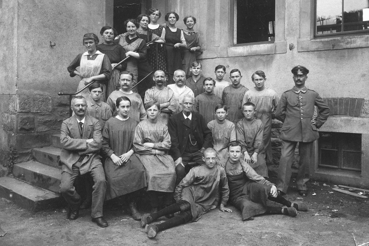 Belegschaft R. Mühle & Sohn, 1916