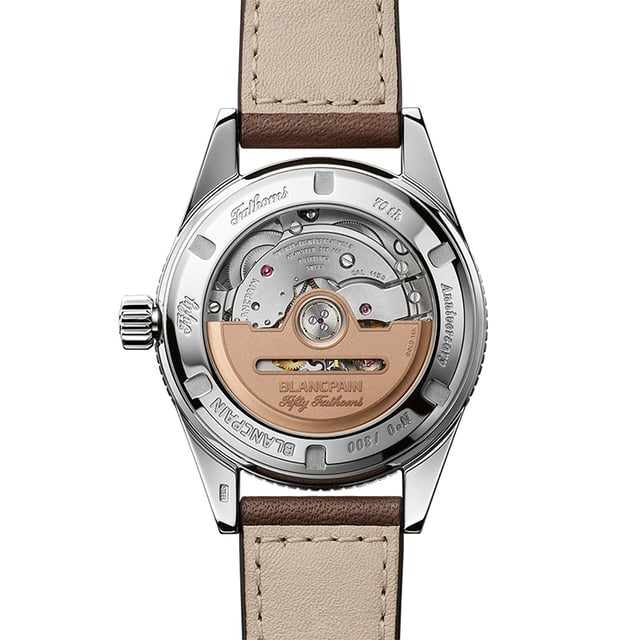 Blancpain Fifty Fathoms Bathyscaphe, Ref. 5903 1110 63A: Gehäuseboden