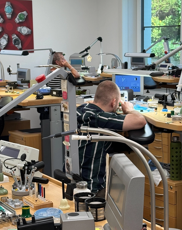 Uhrmacherwerkstatt bei Wempe