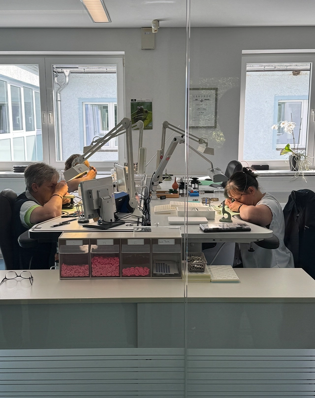 Uhrmacherwerkstatt bei Mühle