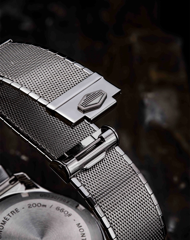 Expedition-Armband, verstellbares Edelstahlband für Automatikuhren