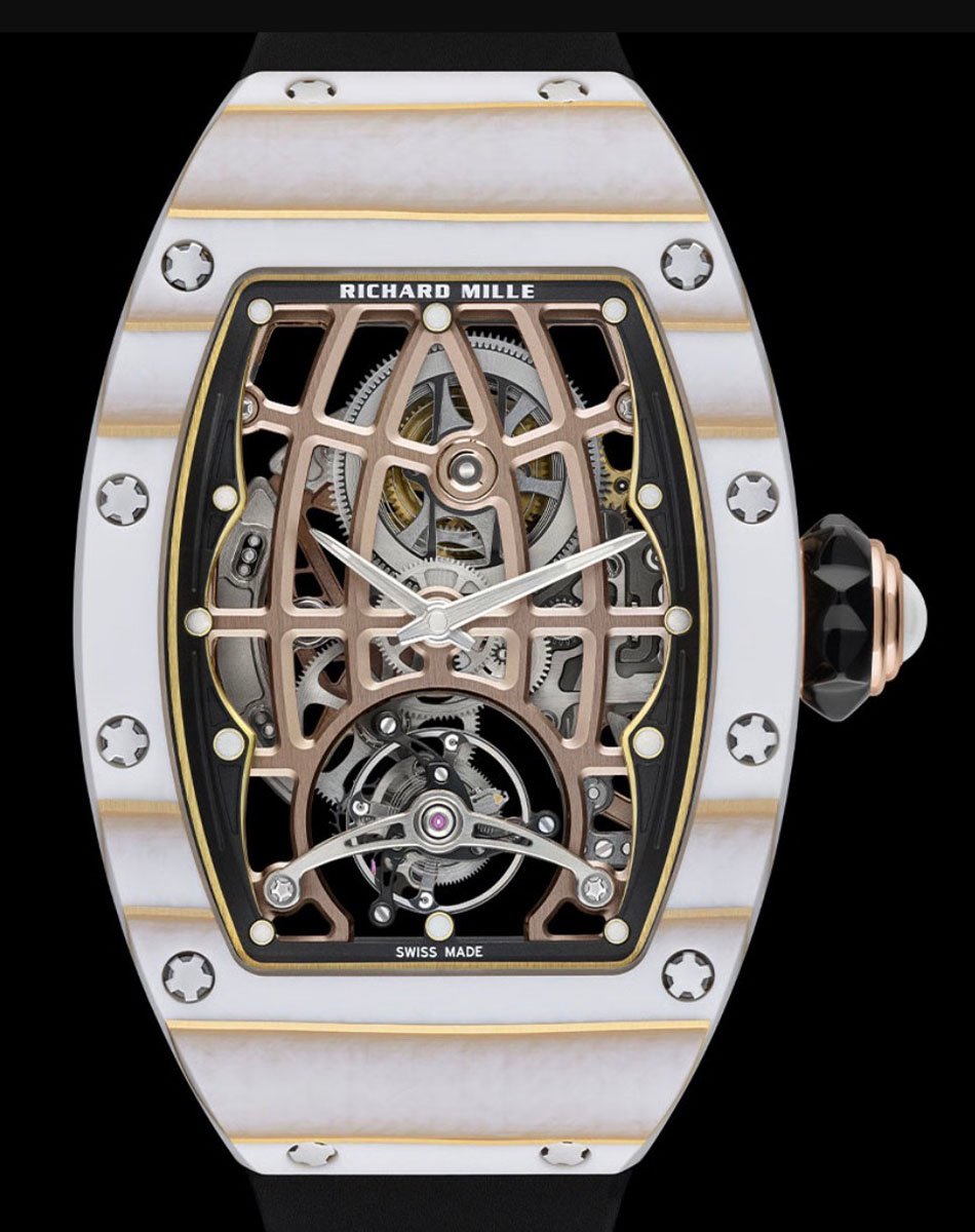 Richard Mille: RM 74-02 Automatic Tourbillon Gold Quartz TPT