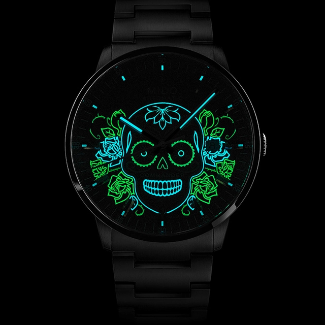 Mido Commander Gradient Catrines Special Edition, Nachtansicht 