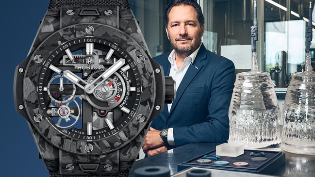 Julien Tornare, CEO Hublot und die Hublot Big Bang Meca-10 in 42 mm