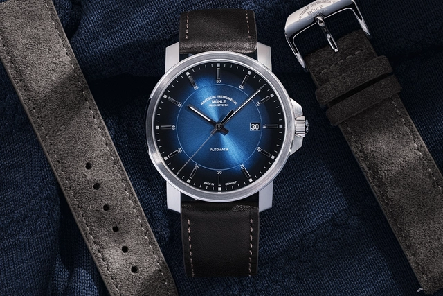 Mühle-Glashütte – 29er Casual, Automatikuhr mit Edelstahlgehäuse 