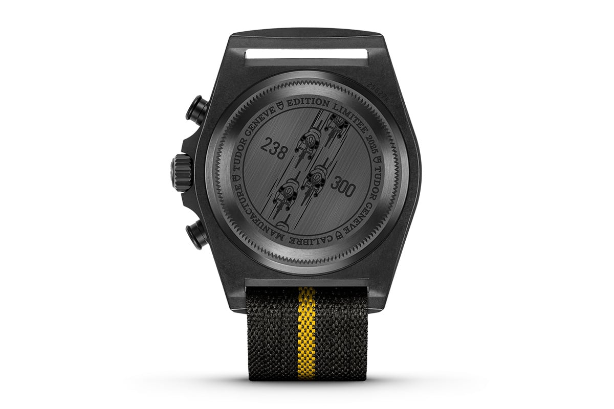 Tudor Pelagos FXD Chrono „Yellow” Gehäuseboden
