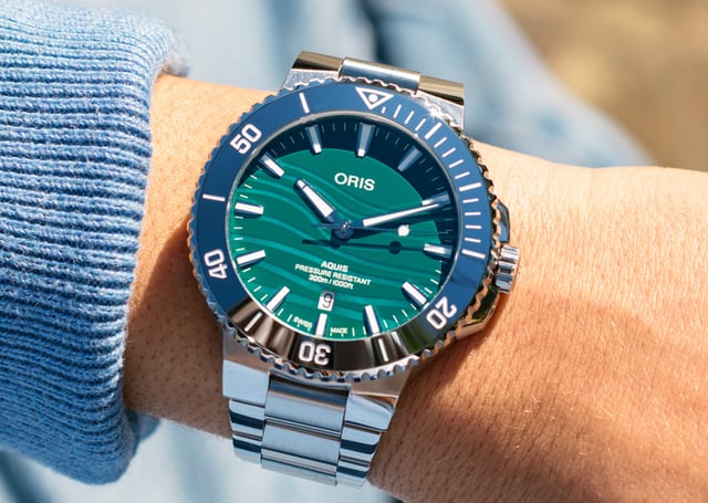 Oris Yangtze Jiangtun Limited Edition, Uhr am Handgelenk