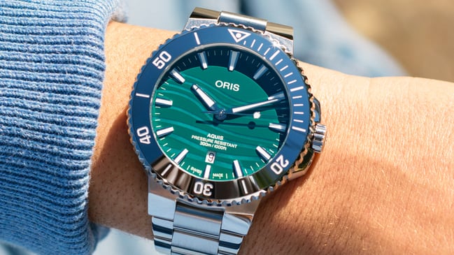 Oris Yangtze Jiangtun Limited Edition, Uhr am Handgelenk