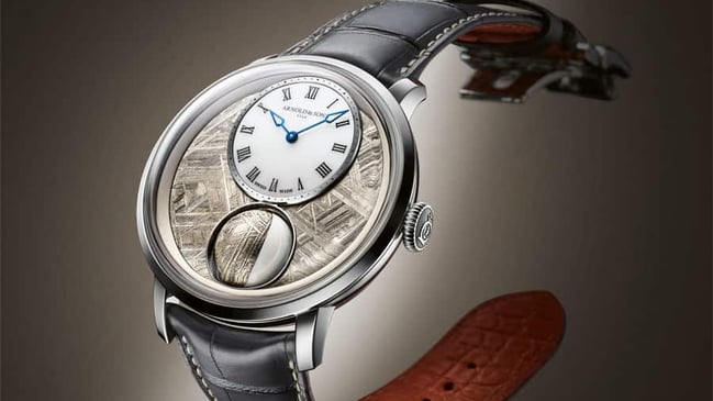 Arnold & Son: Luna Magna Platinum Meteorite