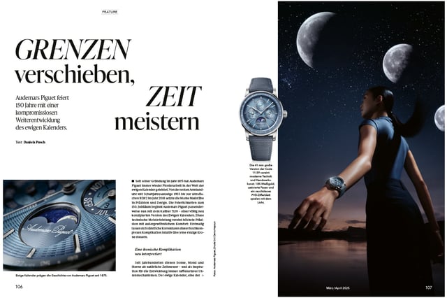 150 Jahre Audemars Piguet, Layout WatchTime Germany