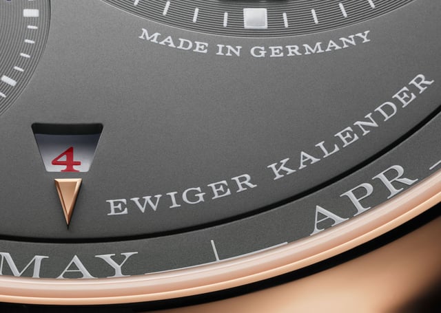 A. Lange & Söhne: Schaltjahresanzeige der Lange1 Ewiger Kalender